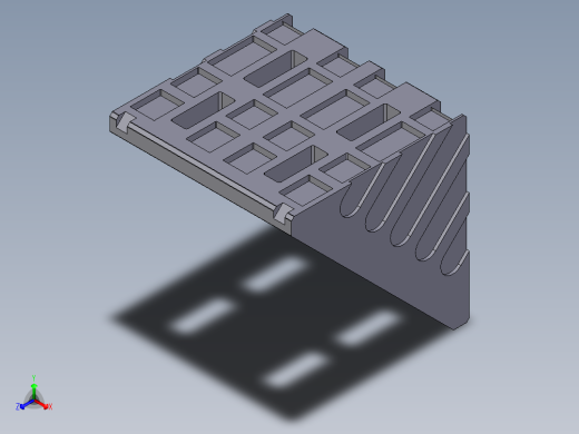 型材-BR 100X100 ANGLE BRACKET 3842530460正等轴测缩略图