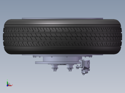 小型电动汽车轮毂电机及转向系统设计含CATIA、SW三维及8张CAD图前视缩略图