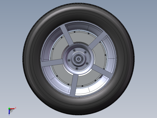 小型电动汽车轮毂电机及转向系统设计含CATIA、SW三维及8张CAD图俯视缩略图