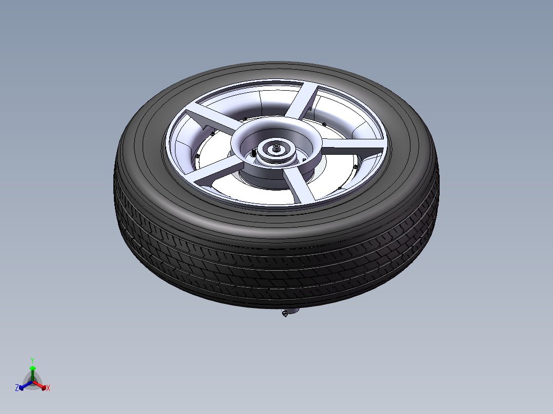小型电动汽车轮毂电机及转向系统设计含CATIA、SW三维及8张CAD图正等轴测图