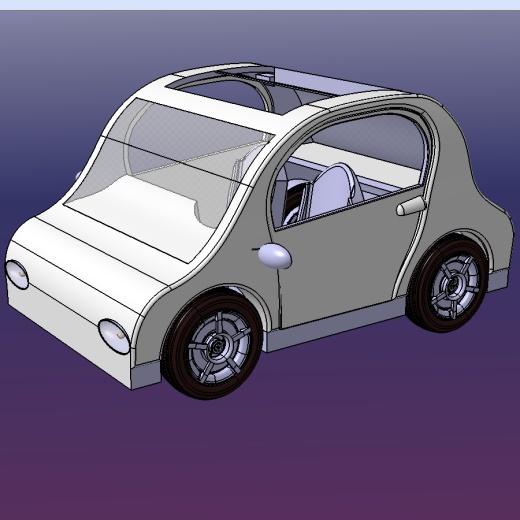 小型电动汽车轮毂电机及转向系统设计含CATIA、SW三维及8张CAD图缩略图