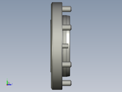 KOSMEKVSJ100-C多系列多零件图纸模型多系列多零件图纸模型左视缩略图