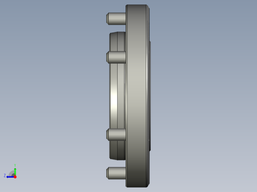 KOSMEKVSJ100-C多系列多零件图纸模型多系列多零件图纸模型右视缩略图