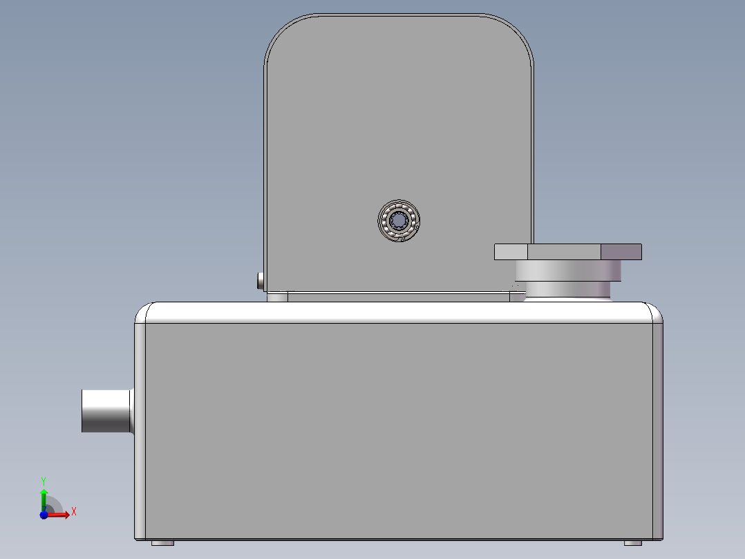 油泵装配模型前视图