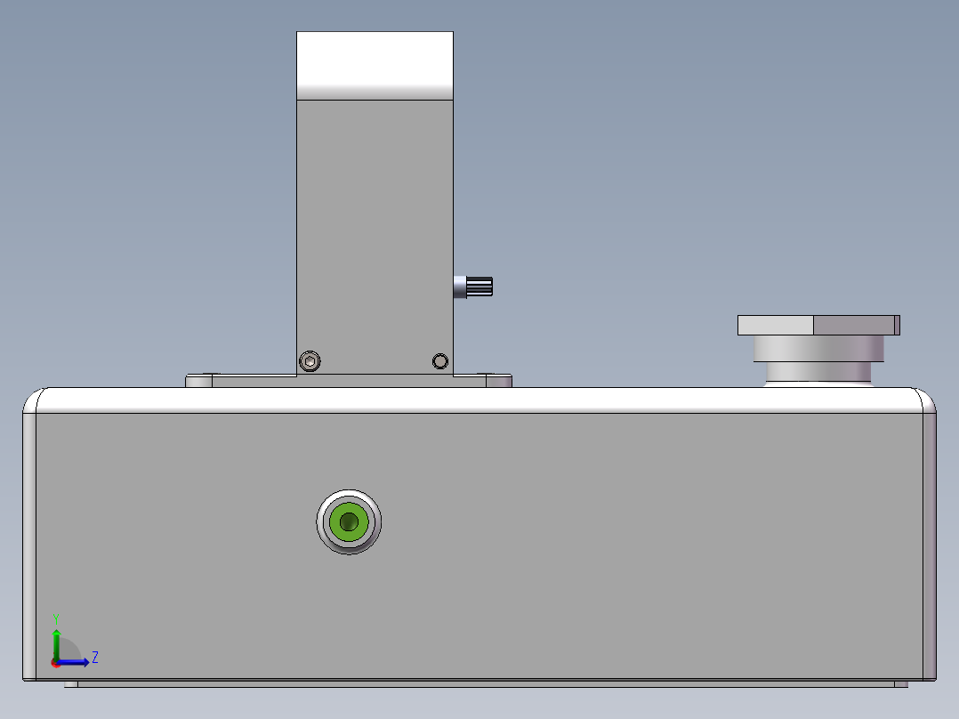 油泵装配模型左视图