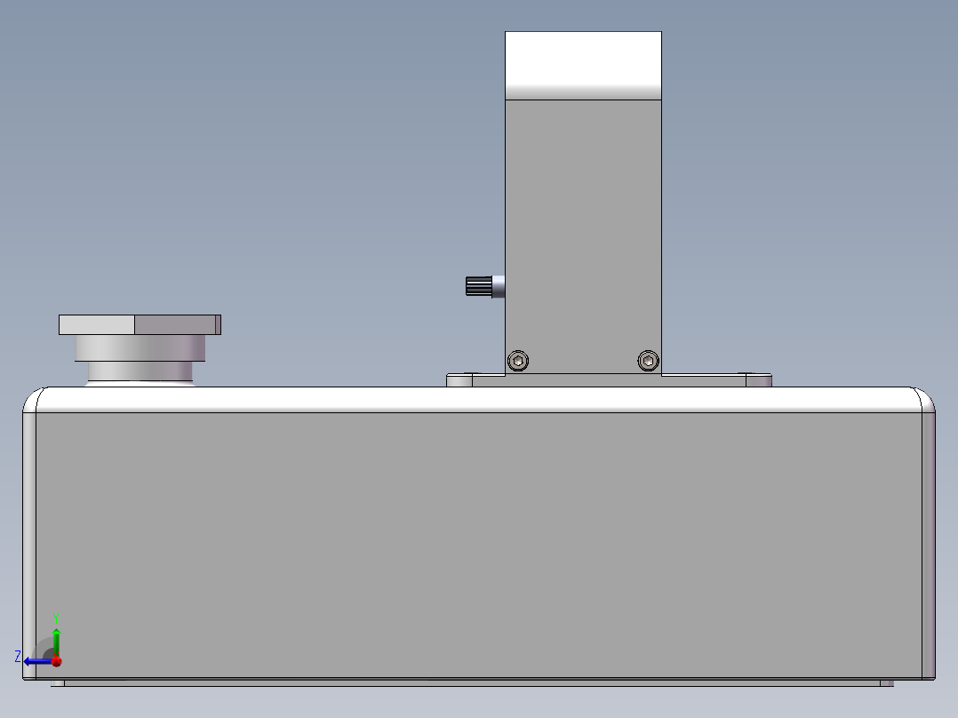 油泵装配模型右视图