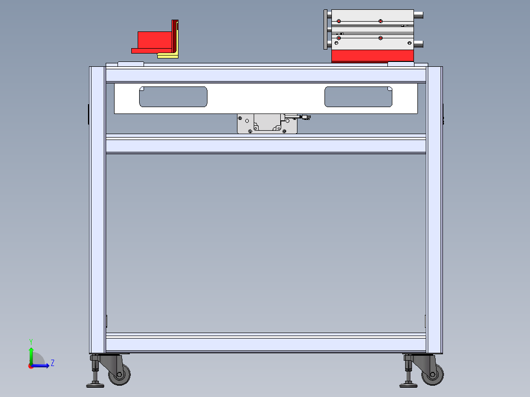 双向传输机sw18可编辑左视图