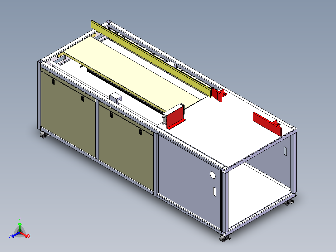双向传输机sw18可编辑正等轴测图