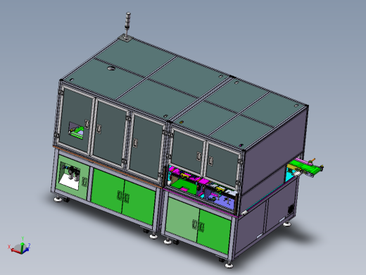 全自动激光焊接&检测机sw18主视缩略图