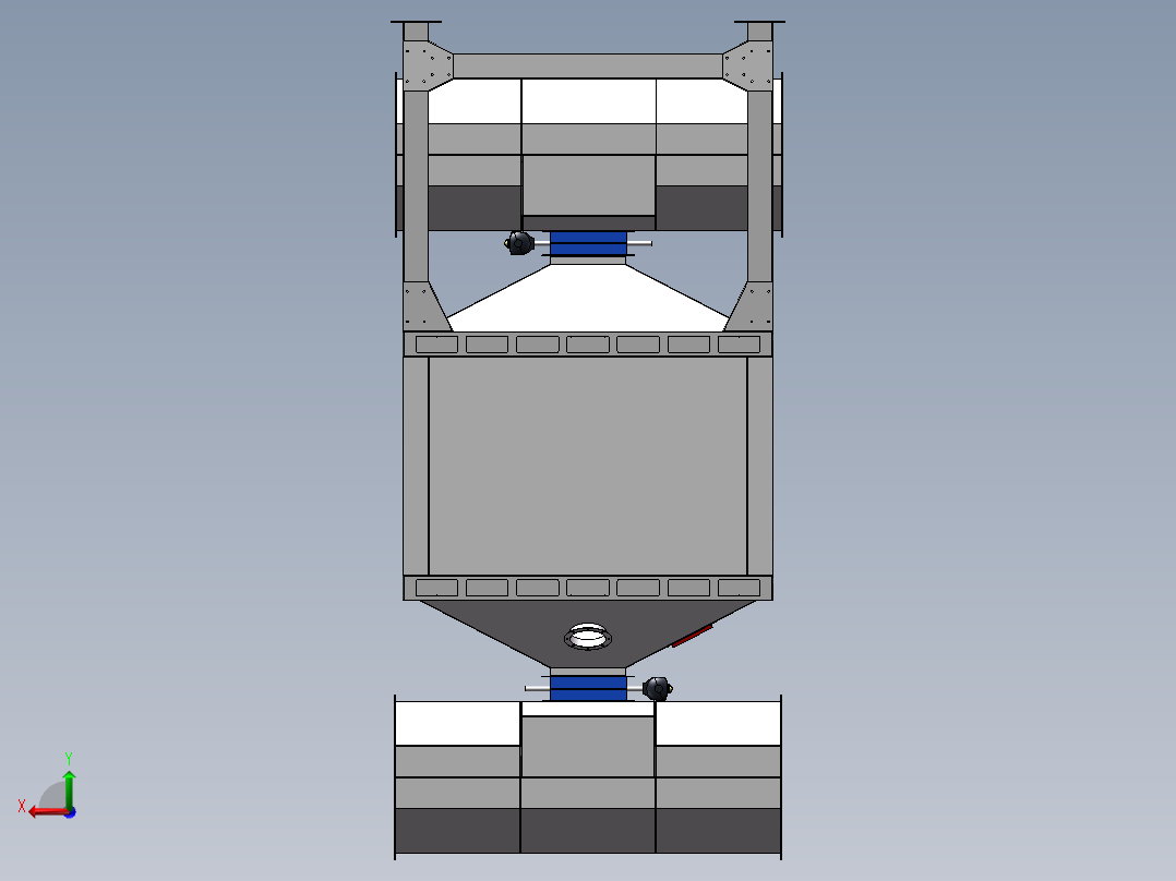 2万风量催化燃烧碳箱sw20可编辑后视图