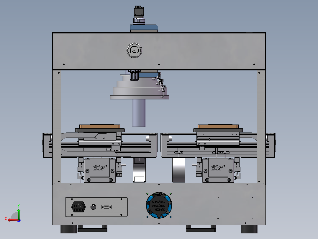 风扇检测机sw20可编辑后视图