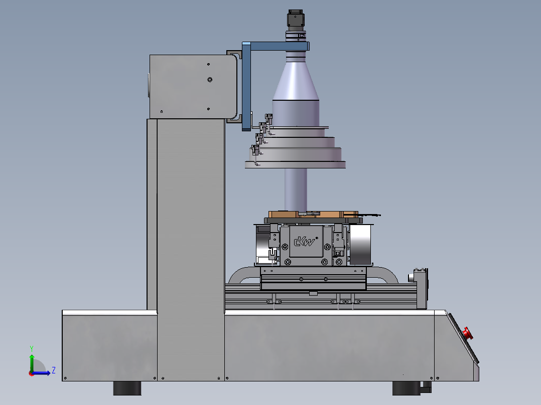风扇检测机sw20可编辑左视图