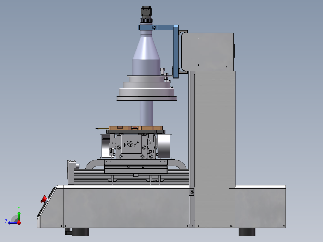 风扇检测机sw20可编辑右视图