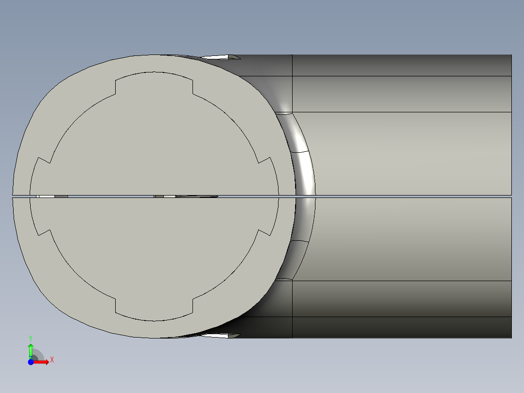 43系列90度外接头.STEP前视图