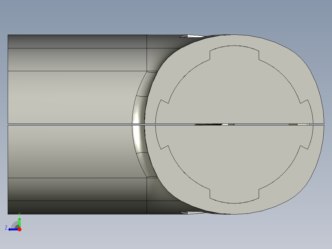 43系列90度外接头.STEP右视图