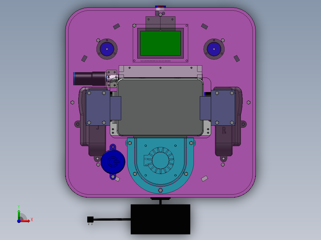 吸尘器(19)前视图