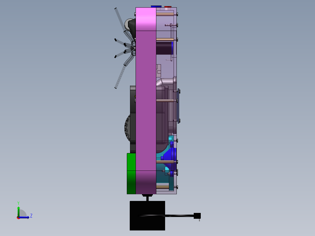吸尘器(19)左视图