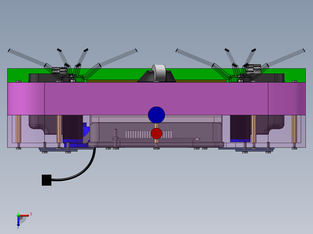 吸尘器(19)俯视图