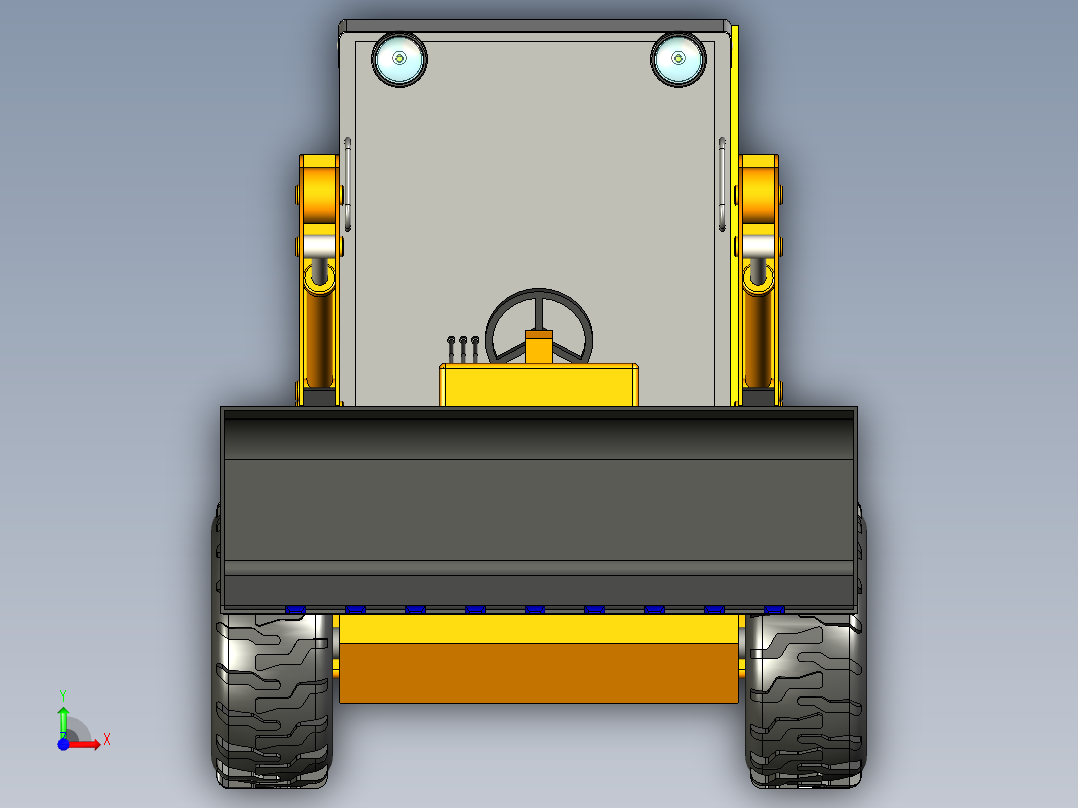 B3003975-博科装载机前视图