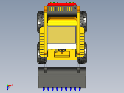 B3003975-博科装载机俯视缩略图