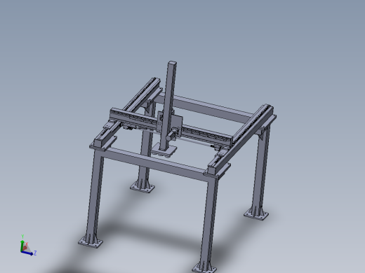 板材吸盘式机械手设计【龙门机械手】【三维SW模型】【含11张CAD图纸和文档资料】