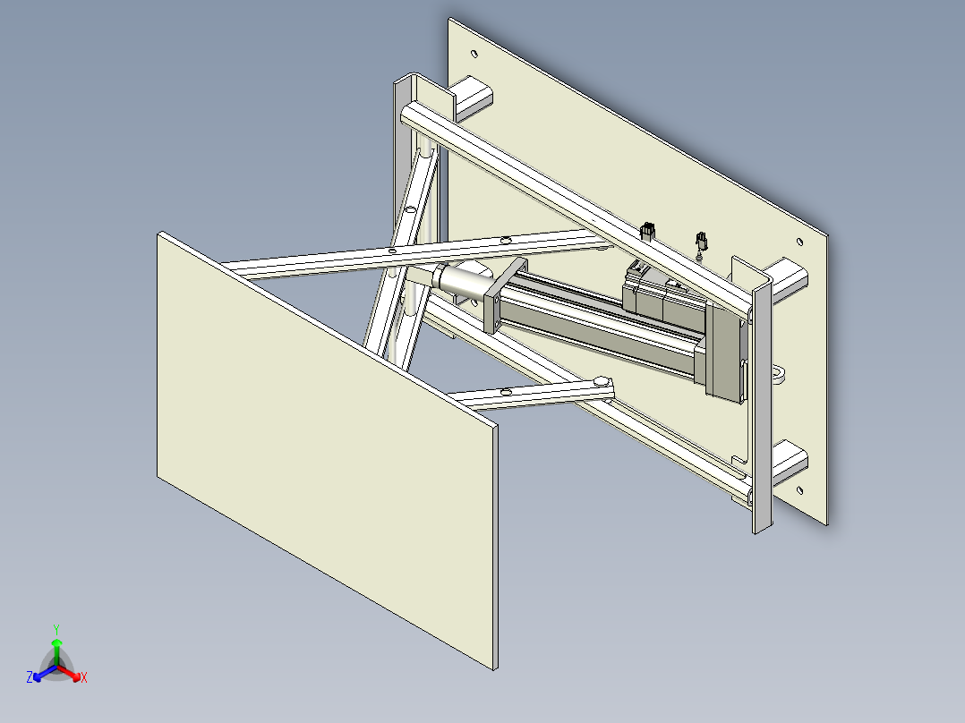 电缸带动的升降机构