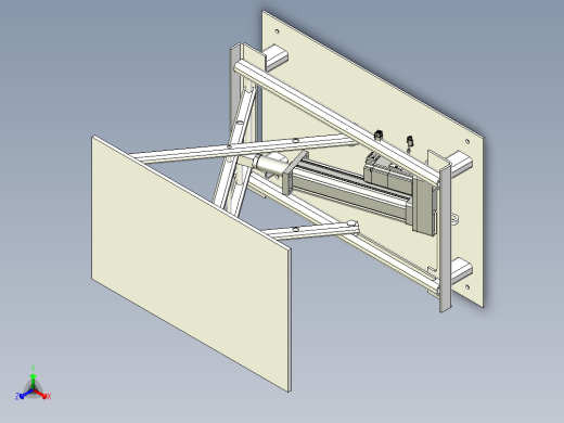 电缸带动的升降机构