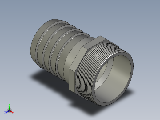 螺纹管水管接头-有边 [DN65X65.5]