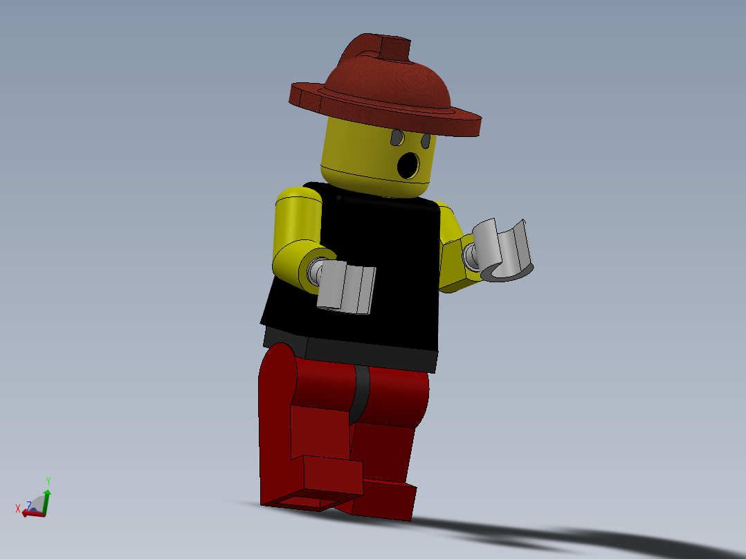 3D 角色 - X 计划主视图