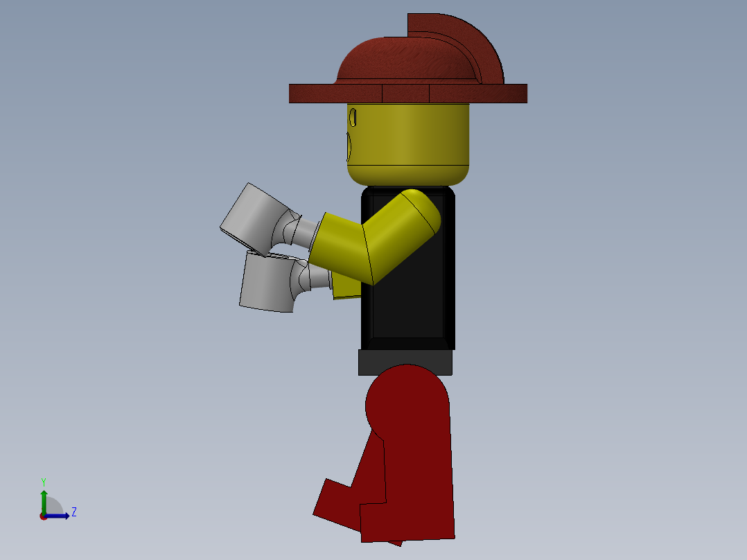 3D 角色 - X 计划左视图