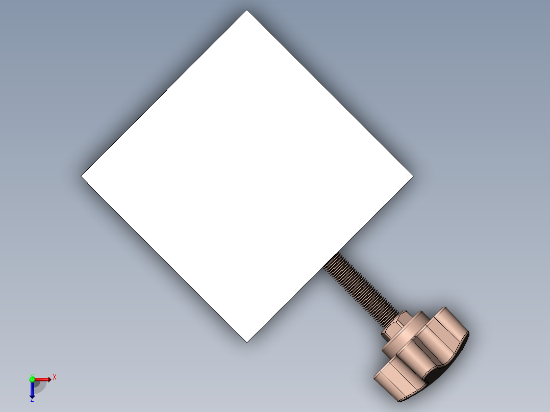 剪式升降机俯视图