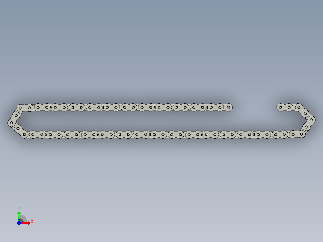 CHEH60B链条36节前视图