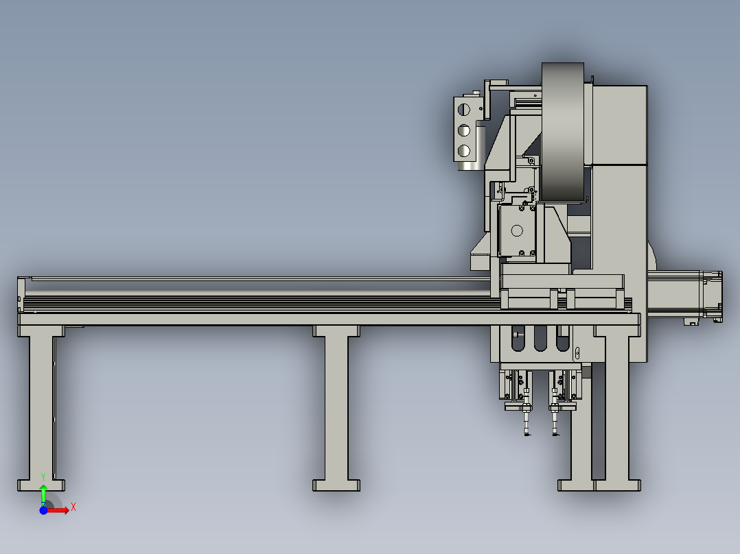 移载模组前视图