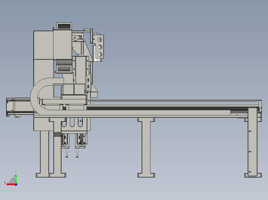 移载模组后视图