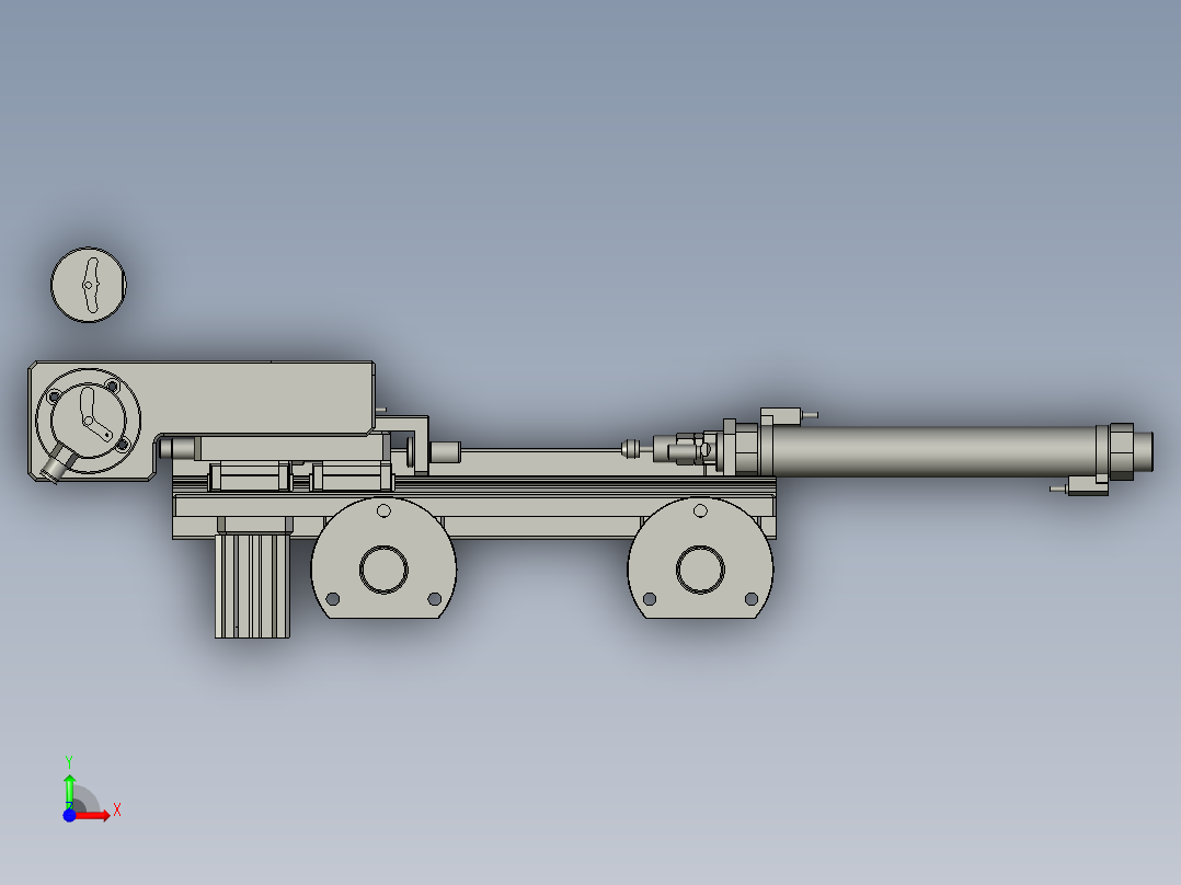 ZK03007弹簧片移栽组件前视图