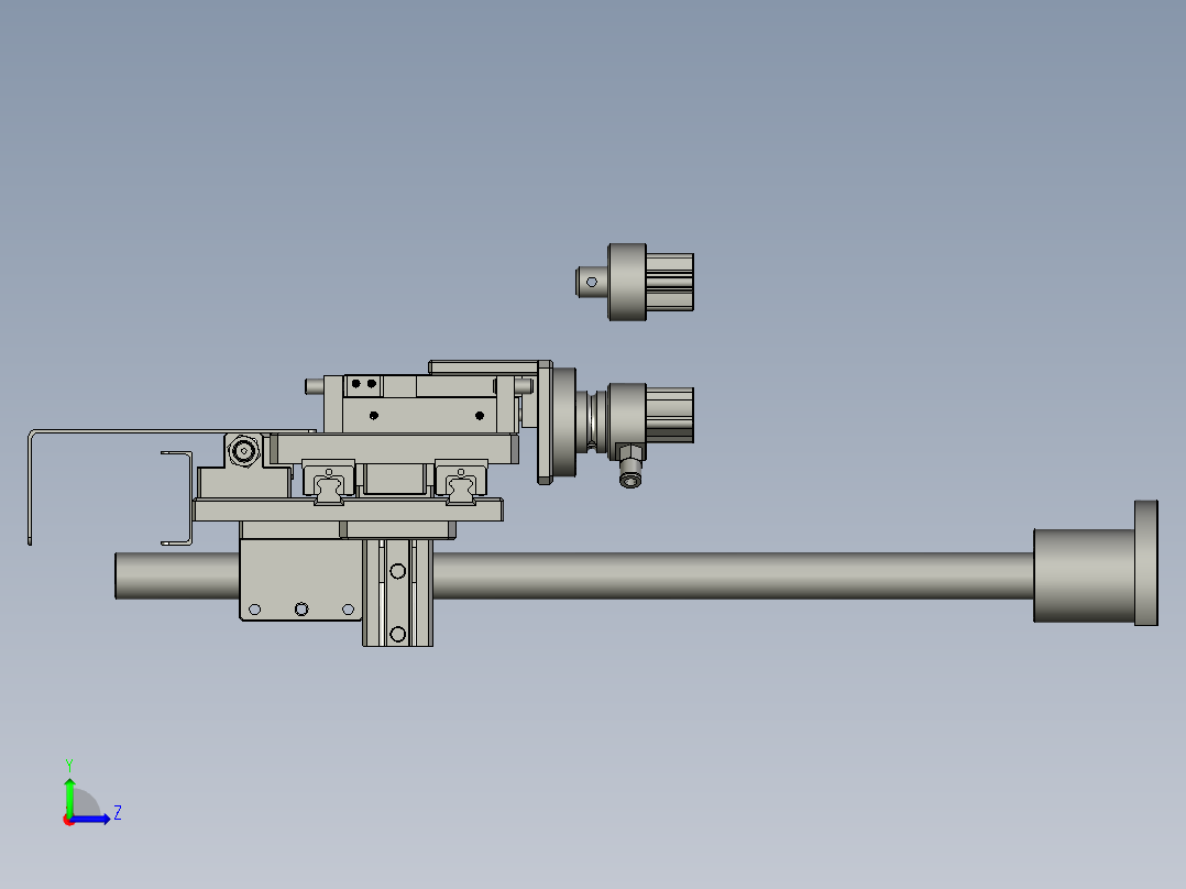 ZK03007弹簧片移栽组件左视图