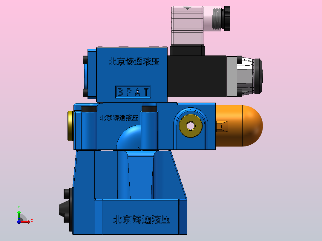 DAW10-2 先导式卸荷溢流阀前视图