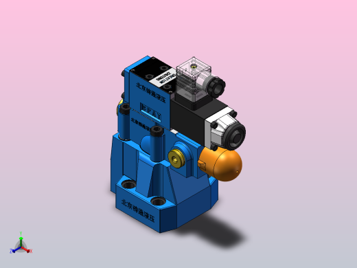 DAW10-2 先导式卸荷溢流阀正等轴测缩略图