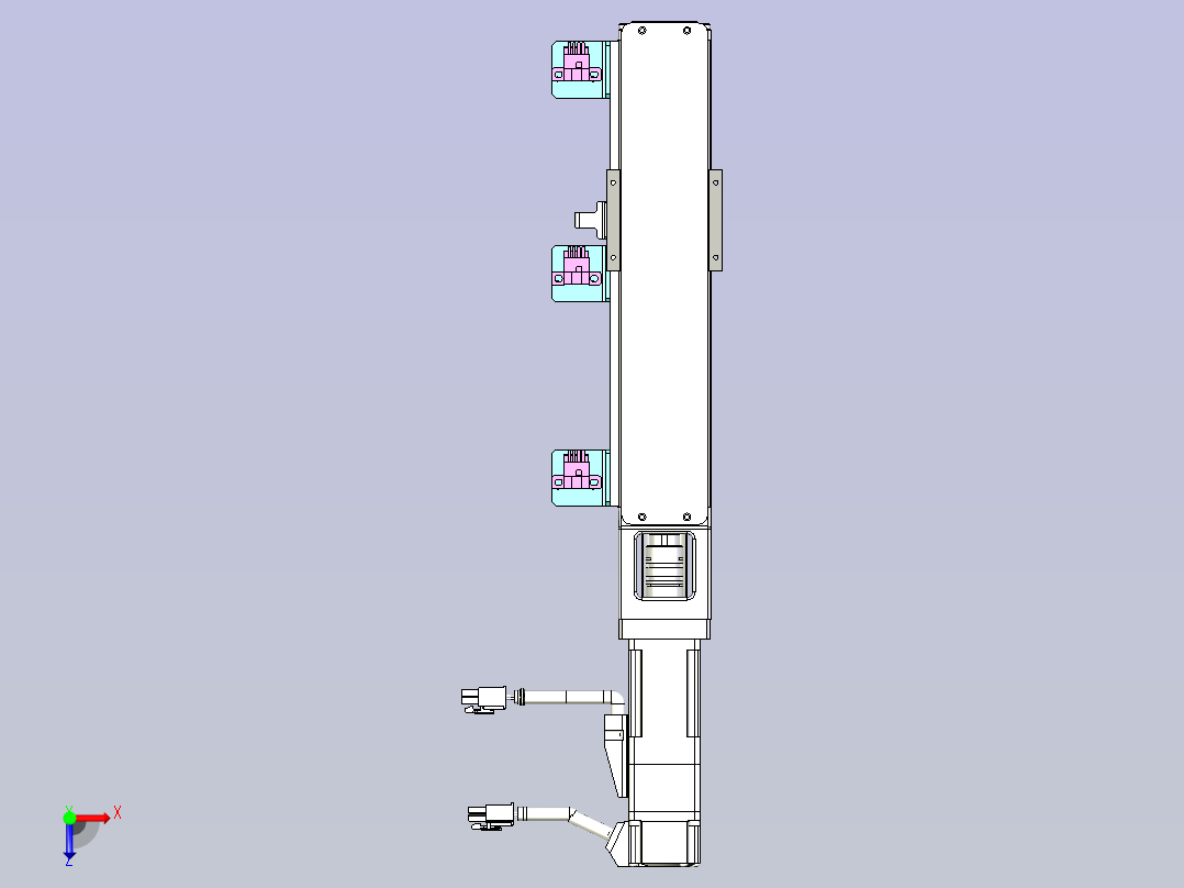 kk50-250A1-F0带MSMD012G1B电机俯视图