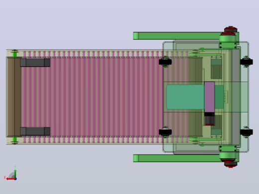 自走式家用自动折叠跑步机（SW+CAD+说明书）后视缩略图