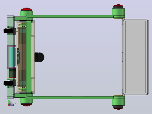自走式家用自动折叠跑步机（SW+CAD+说明书）左视缩略图