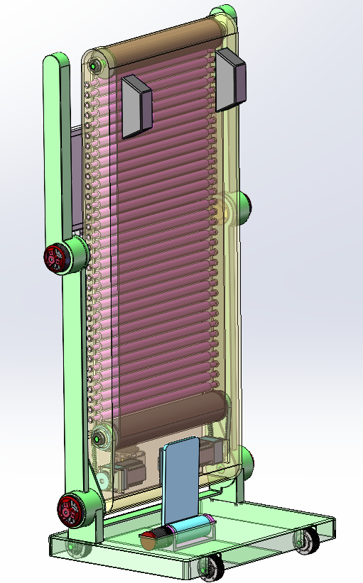 自走式家用自动折叠跑步机（SW+CAD+说明书）