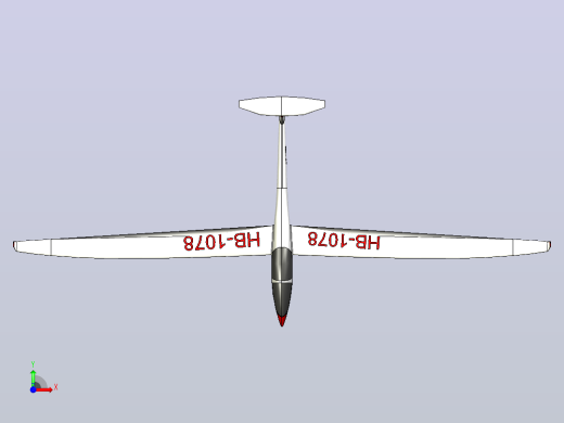 DG-1000滑翔机前视缩略图