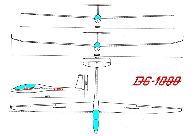 DG-1000滑翔机