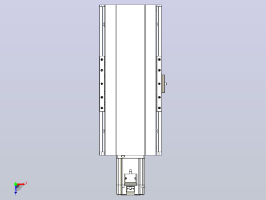 日规模组半封闭丝杆TPA-HNR-175D-2510C-L100-M-C-P75-N3俯视缩略图