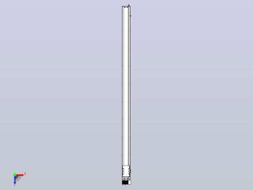SCM14-2600-RU滚珠花健、支撑座、滚珠丝杠、交叉导轨、直线模组俯视缩略图