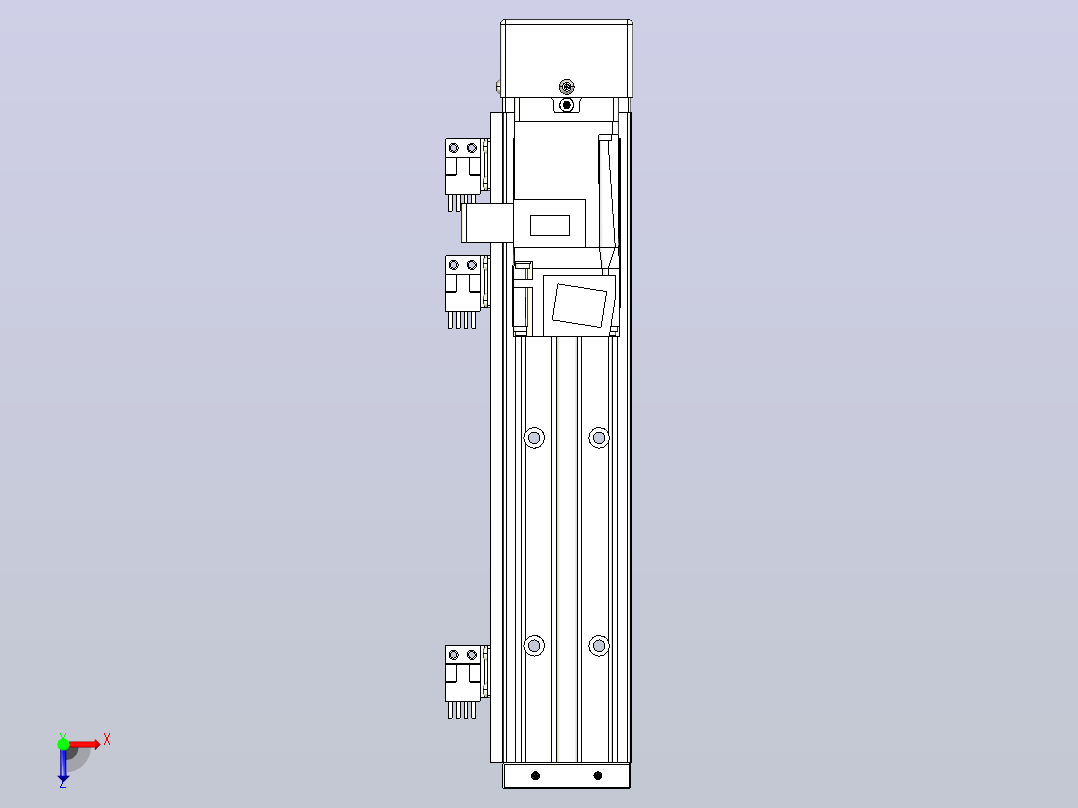 钢基模组TPA-KSR-5002C-250A1-MU-H1S2俯视图
