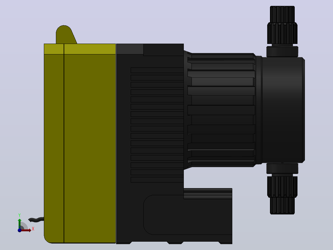 JLM电磁驱动小型微型计量泵[LLM-1／20.7]后视图