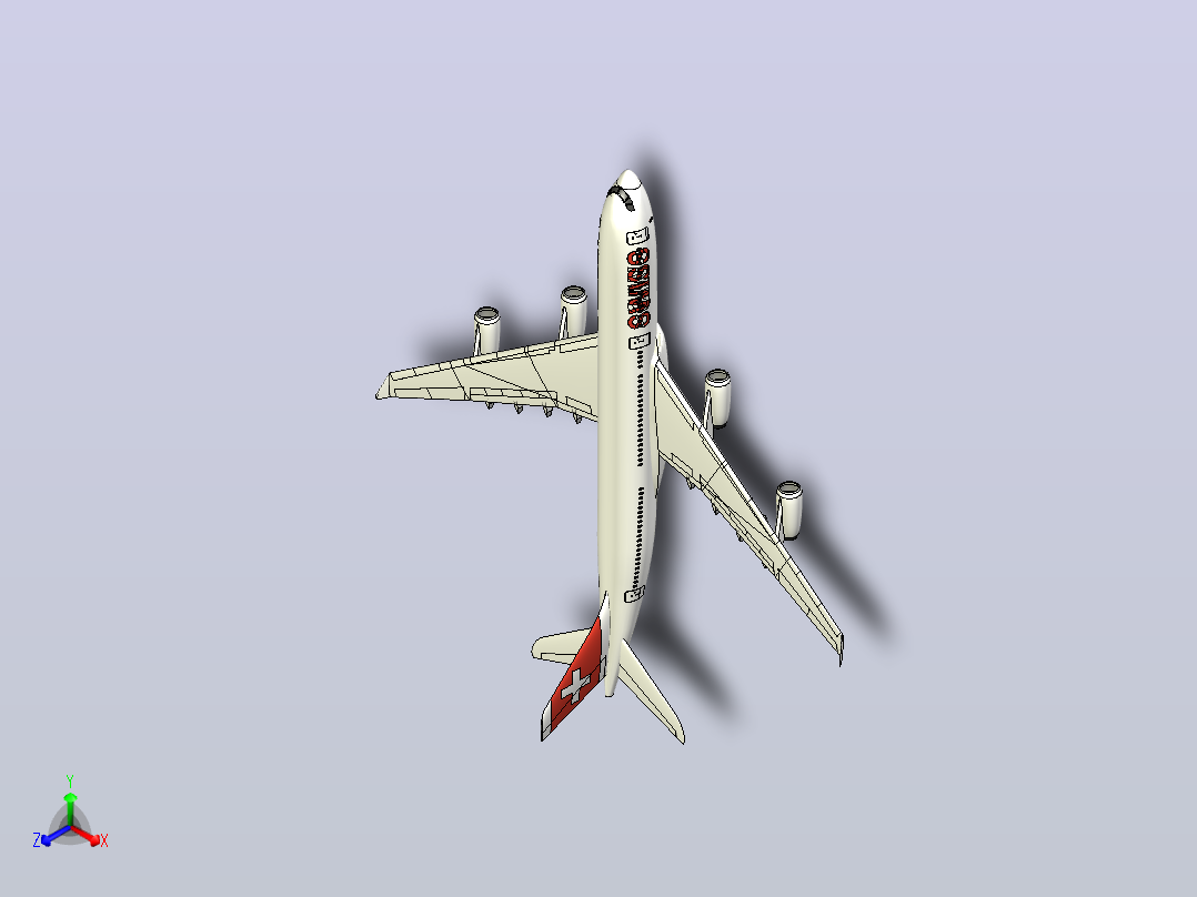空客 A340主视图