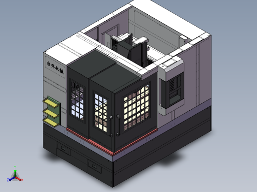870雕铣机钣金外壳设计（整套附件）SW2016